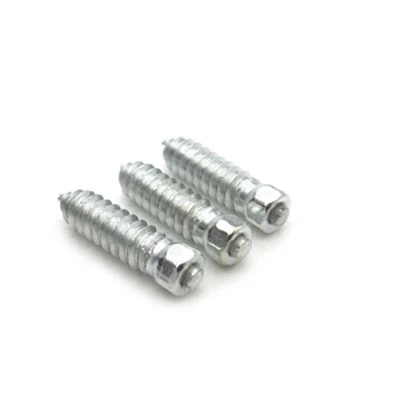 Piezas de moldeo por inyección de metal con clavos antideslizantes para zapatos antideslizantes roscados para bicicleta